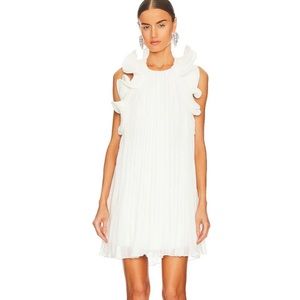 AMUR Mimi Ruffled Halter Mini Dress - NWT